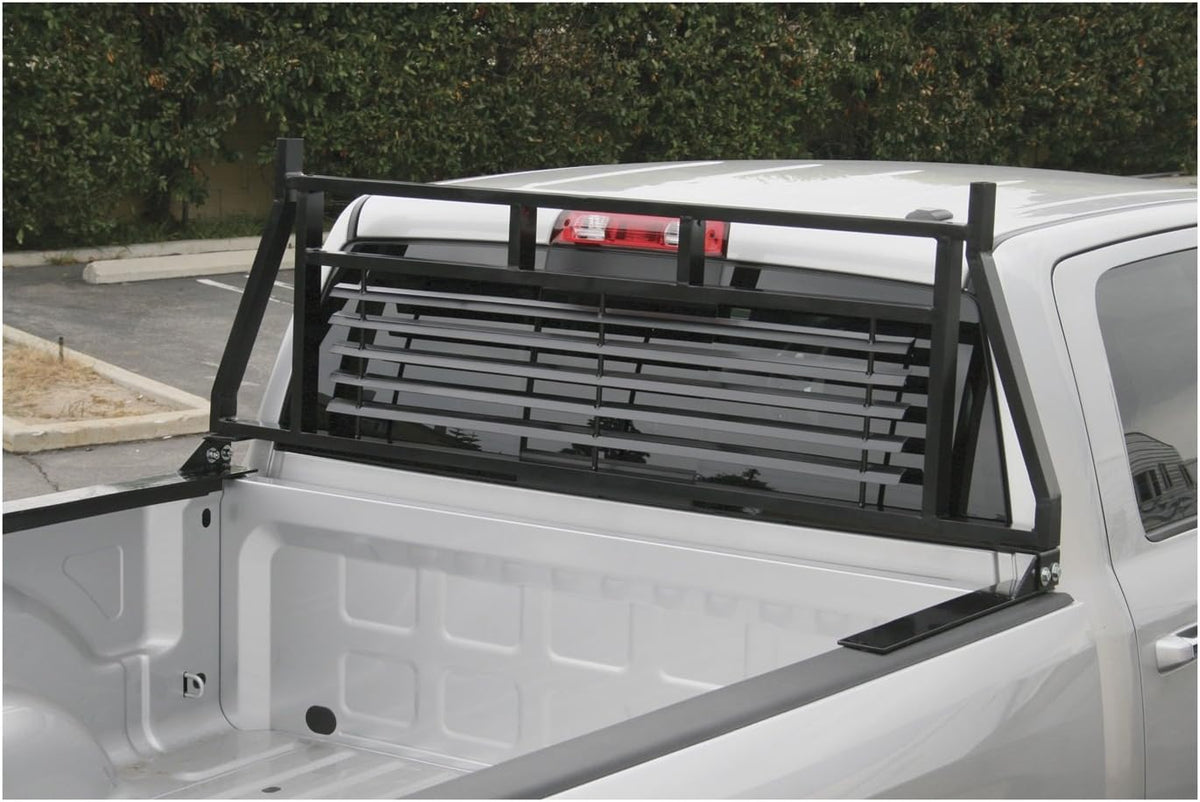 Black Steel Truck Headache Rack Cab Protector C8674