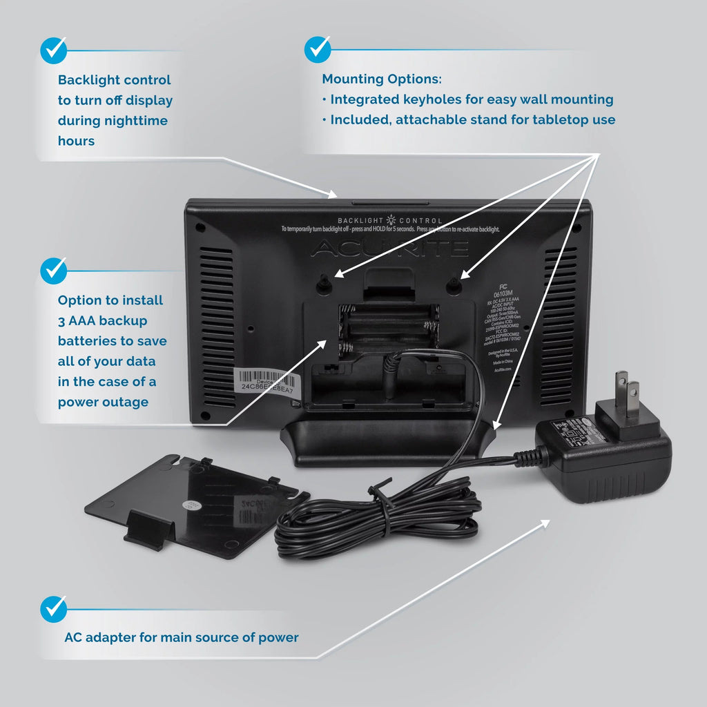 Home Weather Station with Wi-Fi Color Display R9085