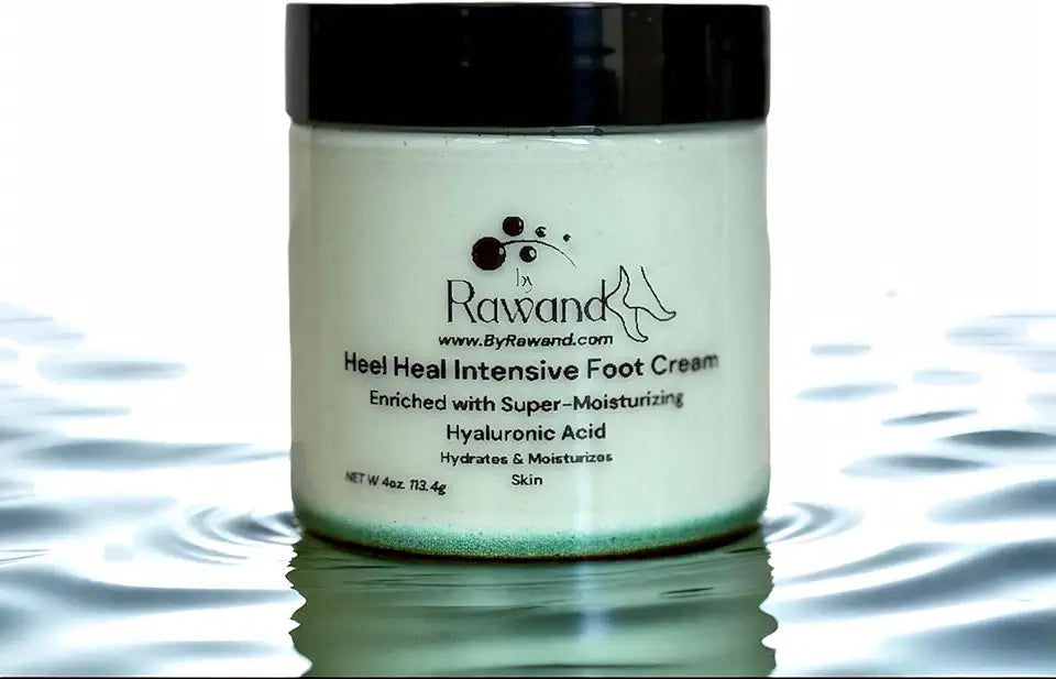 Organic Deep Foot Repair with Hyaluronic Acid & Cocoa Butter Vitamin E Handmade Heel Heal for Cracked Heels and Dry Feet Enriched With Shea & Kokum Butters A22441