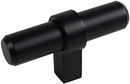 Flat Black Cabinet Bar Handle Pull Knob 20 Pack E32791