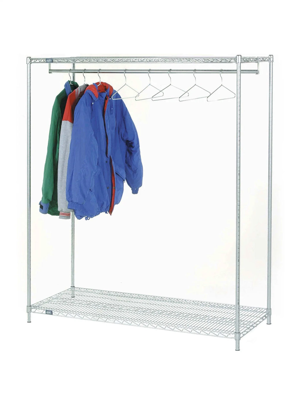 2 Tier Chrome Garment Rack U5968