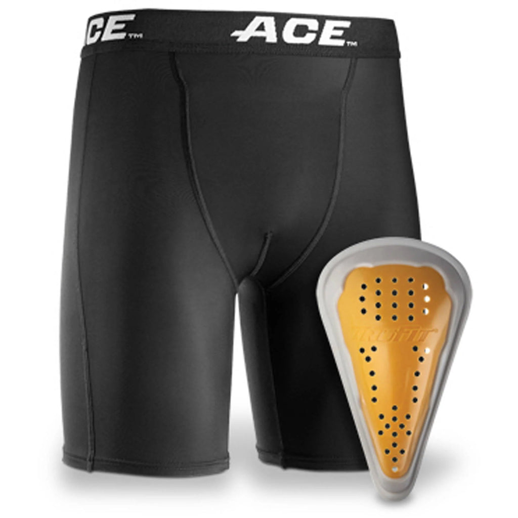 Black Compression Short and Cup U29551