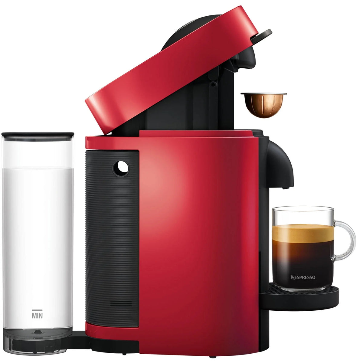 Red Coffee and Espresso Machine C266604