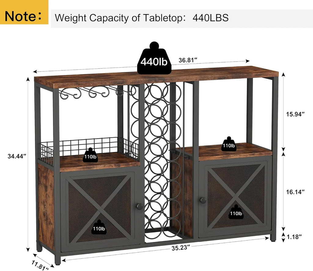 Mini Bar Cabinet with Storage Z62883