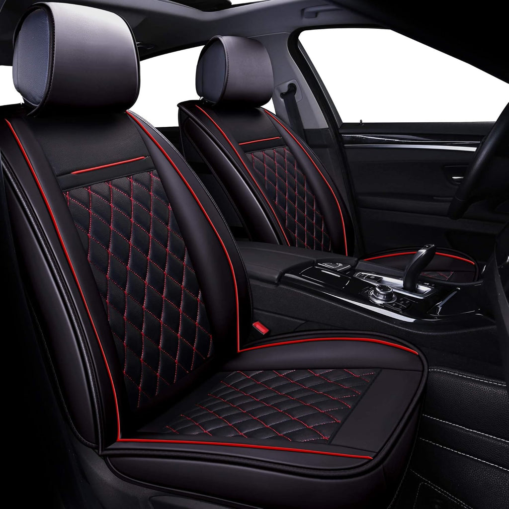 Black & Red Car Seat Covers B67434