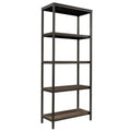4 Shelf Bookcase in Smoked Oak A705