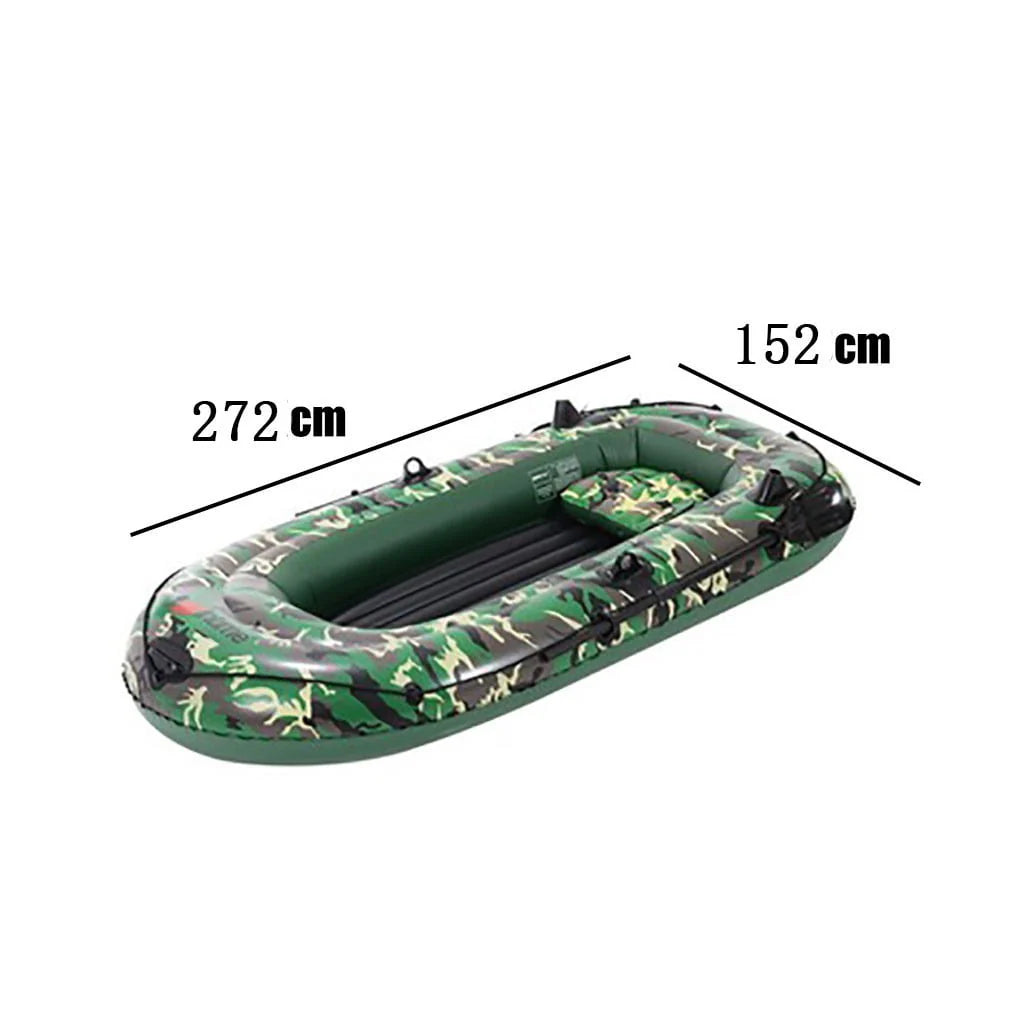 Camouflage 4-Person Inflatable Boats X381795