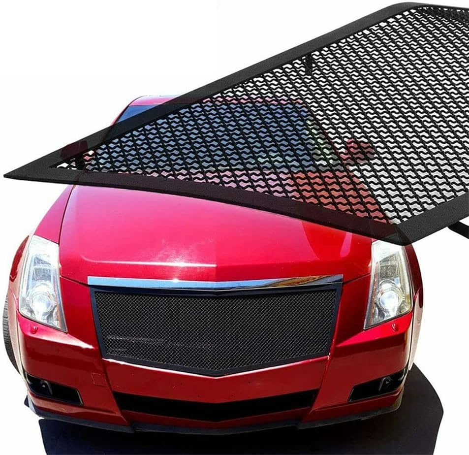 Stainless Steel Mesh Grille Grill Insert Combo Upper Lower Black Powder Coated D155