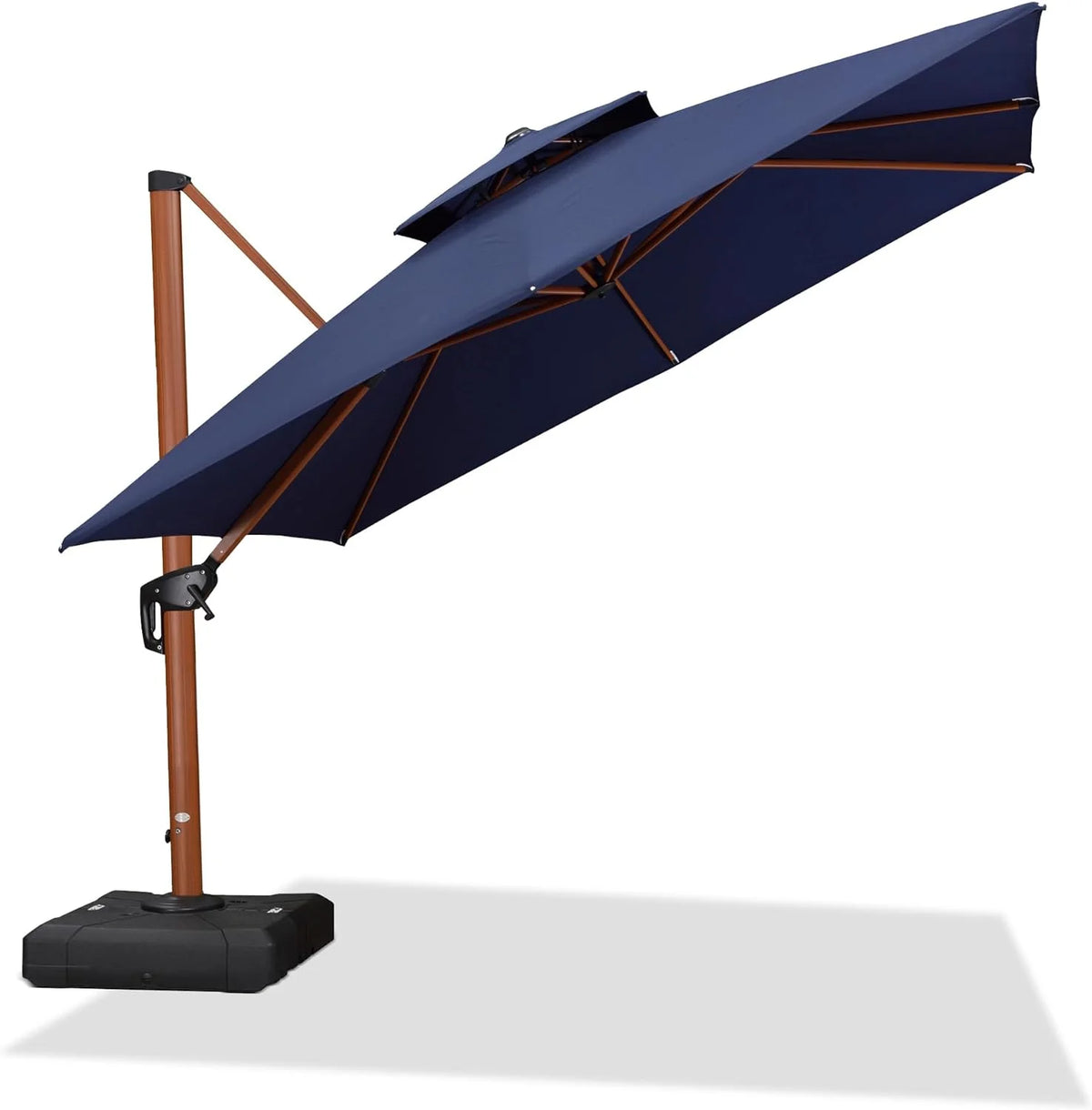 10ft Navy Blue Cantilever Patio Umbrella U575