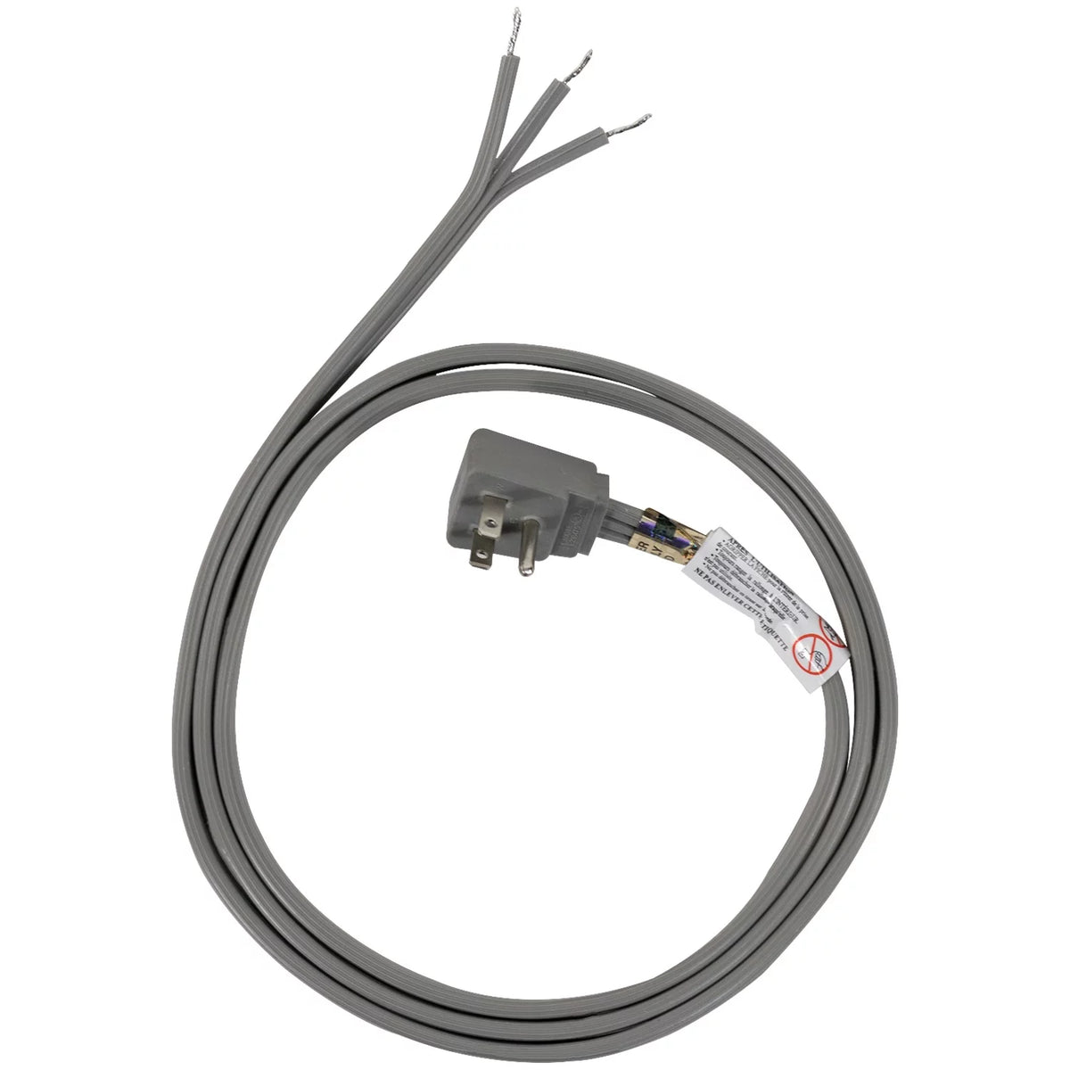 15-Amp 90deg-Angle Plug Head Power Supply Cord, 6ft P914752