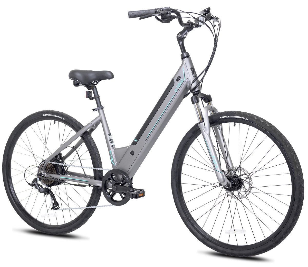 Gray 350W Step-Through Electric Bicycle K8348