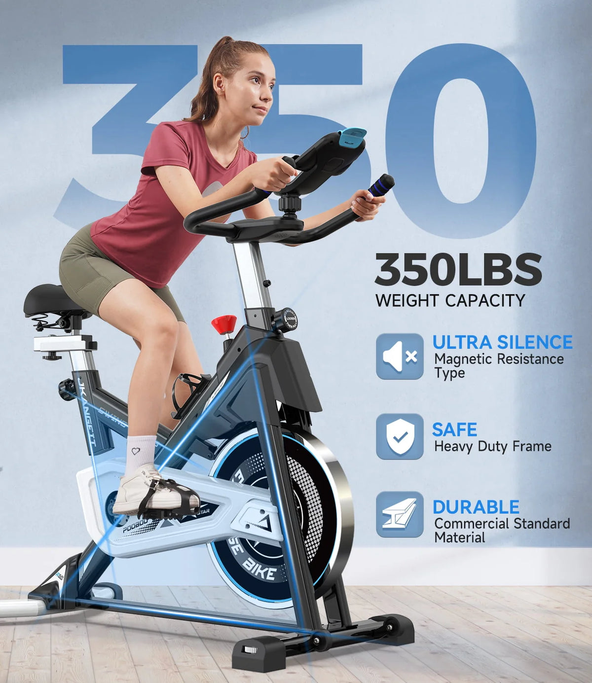 Magnetic Exercise Bike with Heavy-duty Flywheel G83263