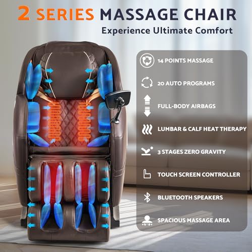 Zero Gravity Full Body Shiatsu Massage Chair C1204