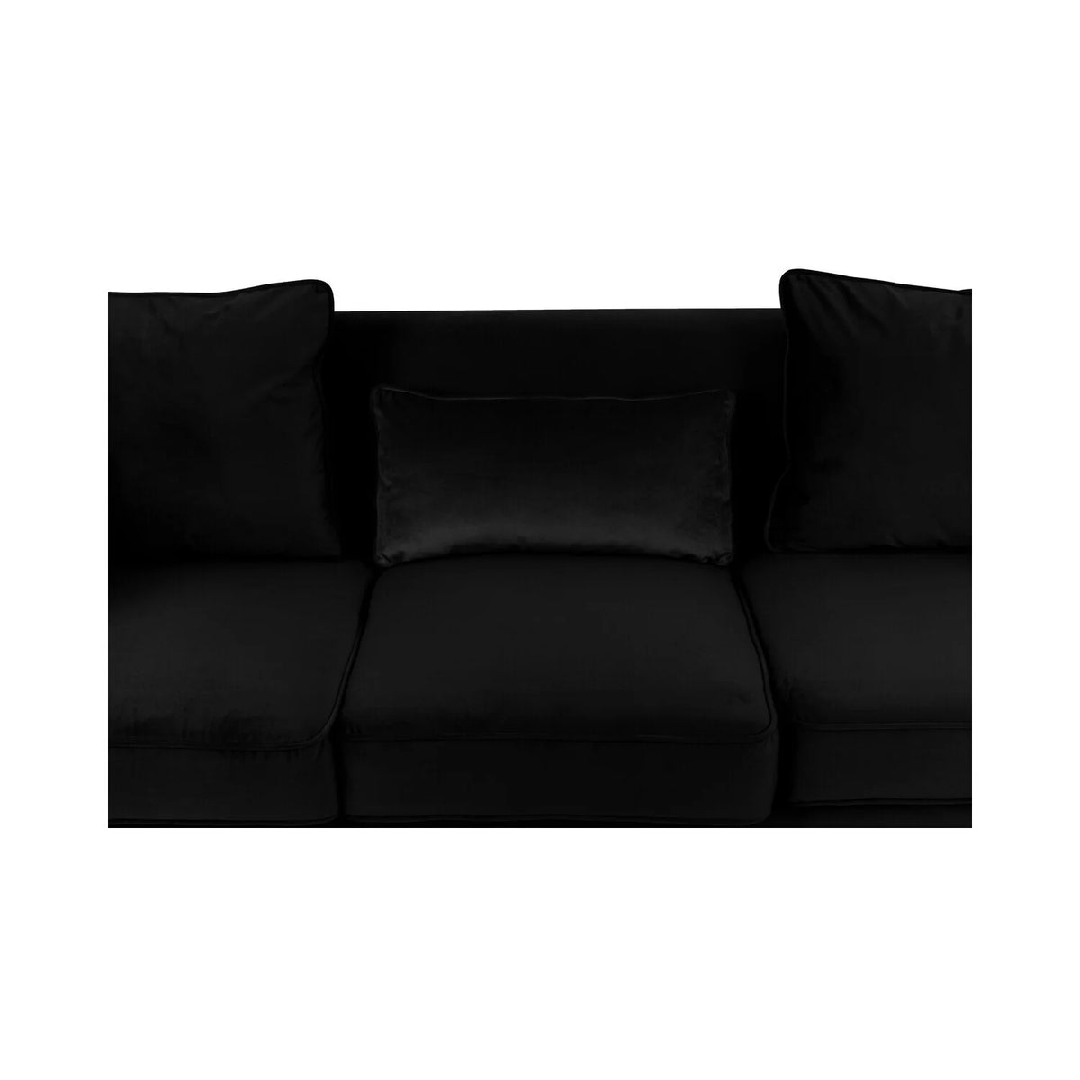 Retro Velvet Sofa with 3 Pillows T864