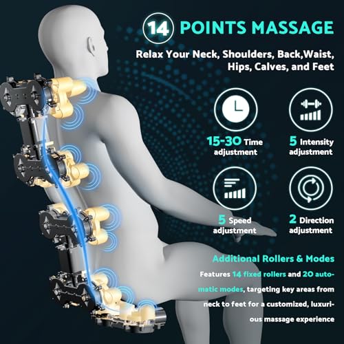 Zero Gravity Full Body Shiatsu Massage Chair C1204