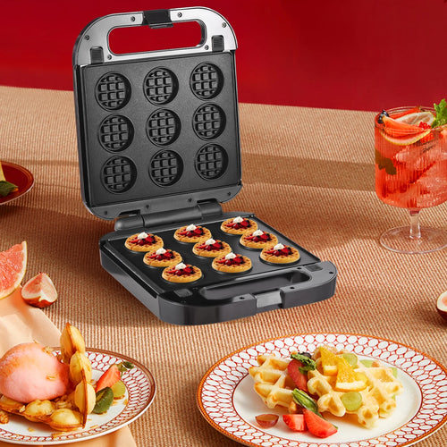 3-in-1 Nonstick Electric Donut Maker with 3 Plates C343