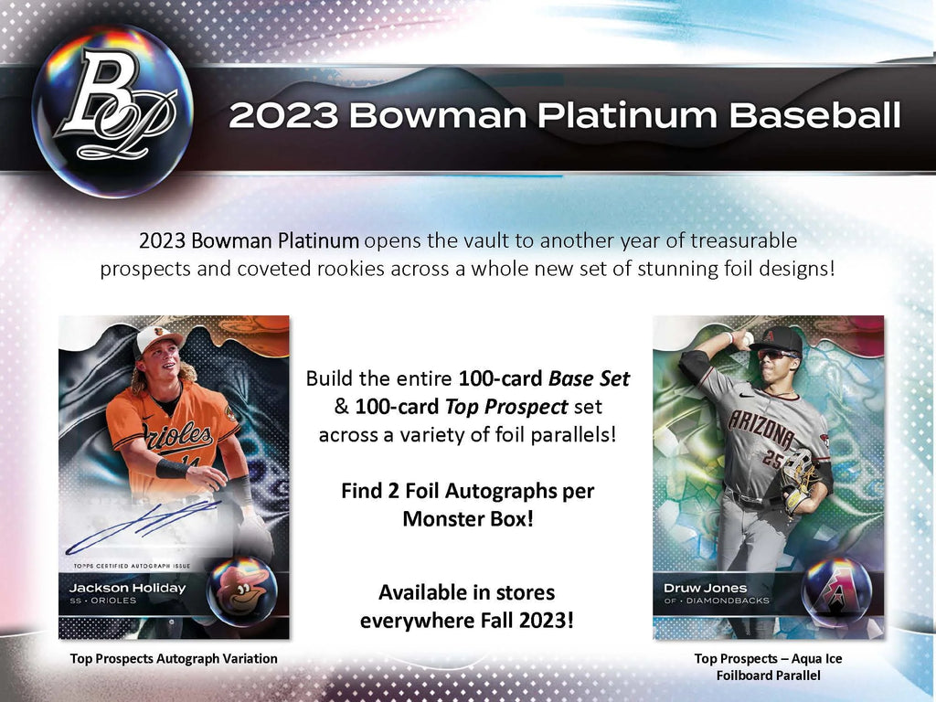 Bowman Platinum MLB Baseball Monster Box U6405