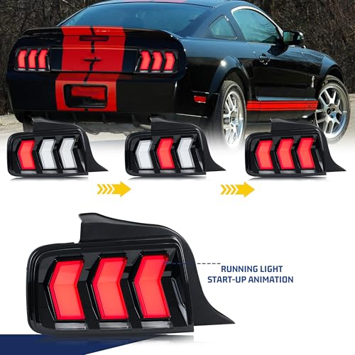 LED Tail Lights Assembly with Sequential Turn Signal M147
