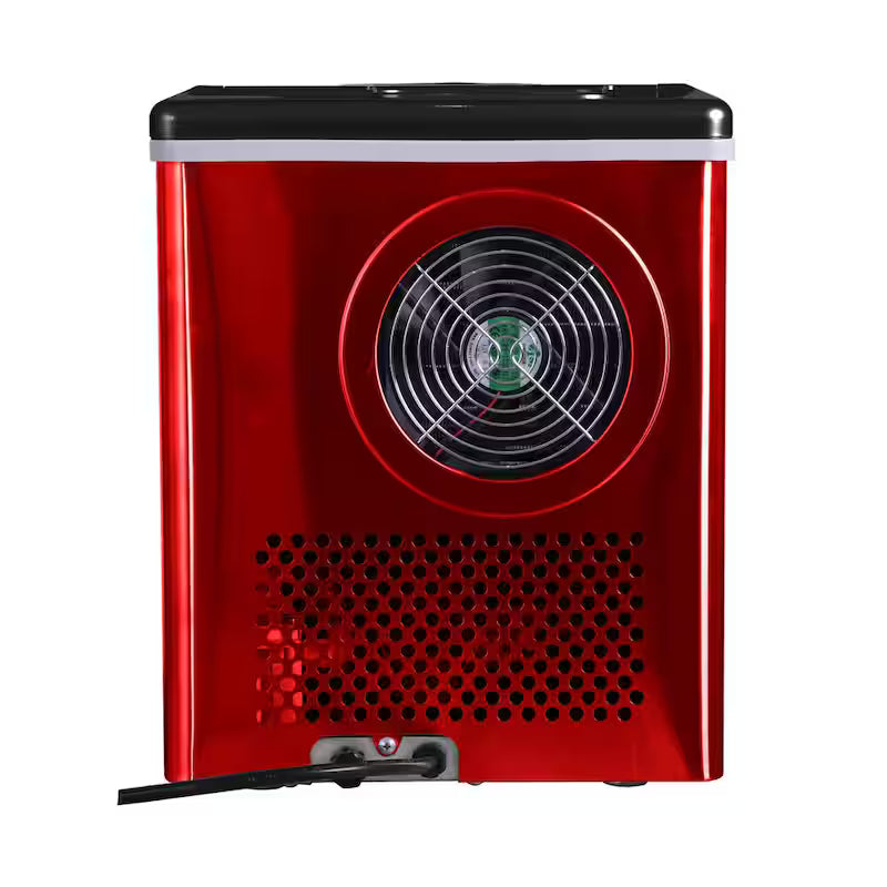 Red Freestanding Ice Maker R930