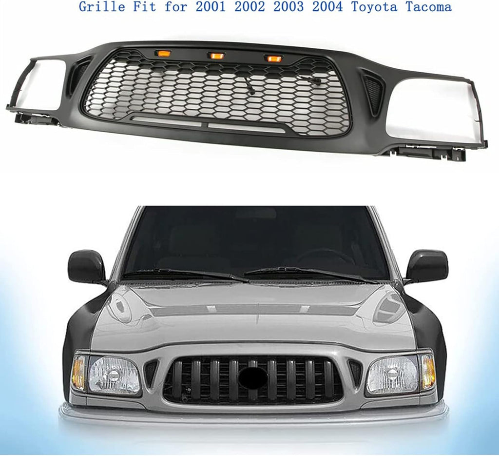 Black LED Front Grille for Tacoma 2001 2002 2003 2004 S874212