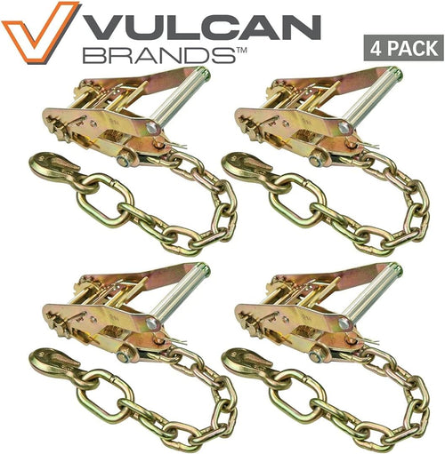 4 Pack Ratchet Buckle with Welded Grab Hook M809